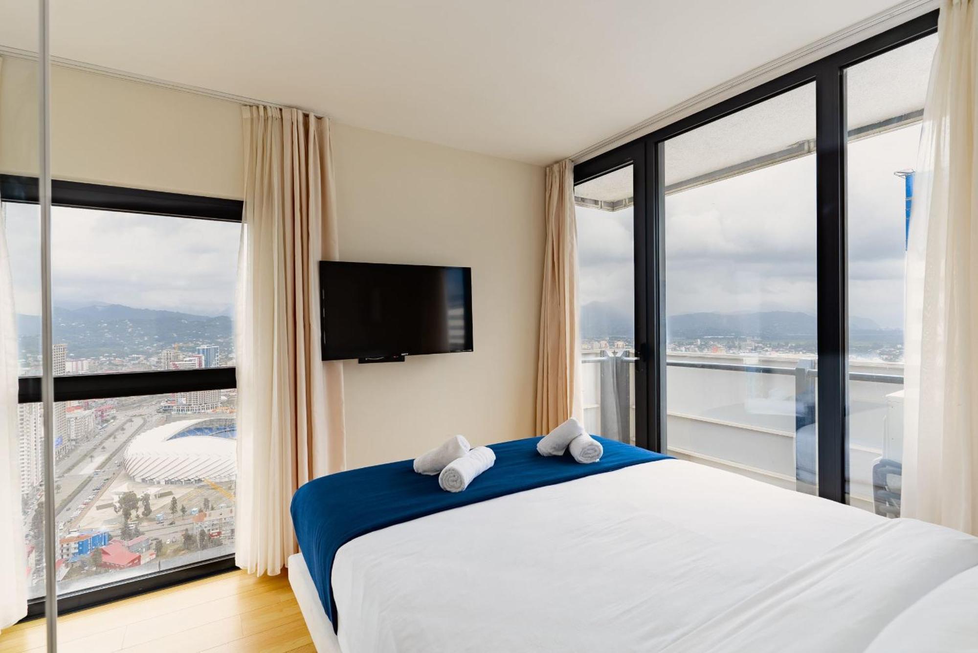 Elegance Sea View Aparthotel In Orbi City باتومي المظهر الخارجي الصورة